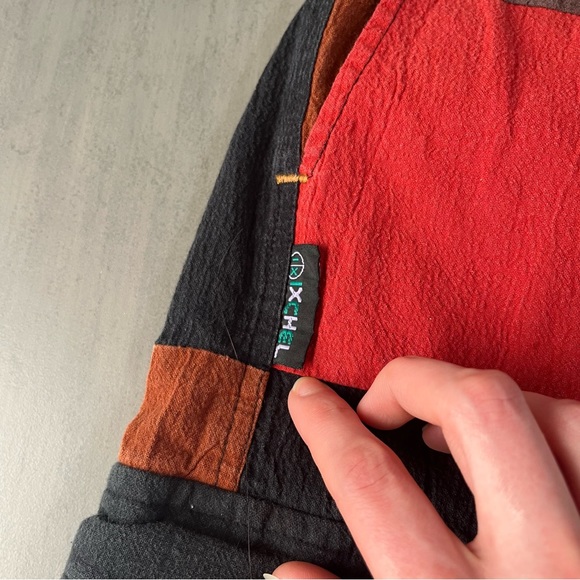 Ixchel Zip Off Cargo Patchwork Pants Sz M - Picture 6 of 6